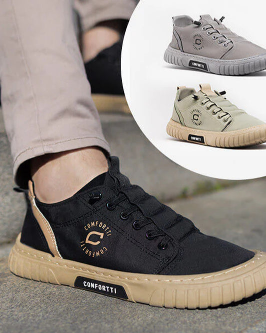 Lino Heren Schoenen | Hoge Sneaker | Contrasterende Zool