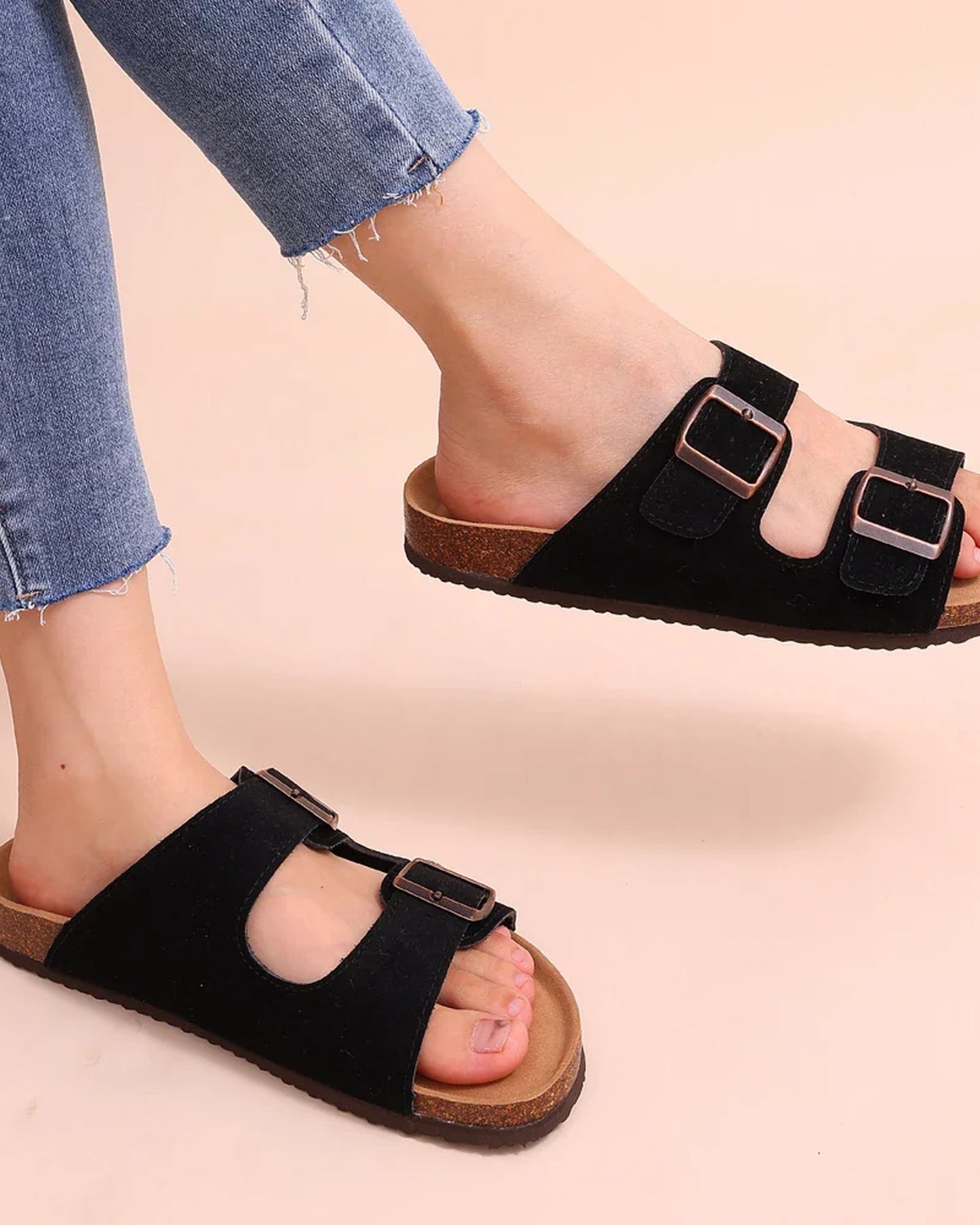 Tessa Dames Sandalen | Kurk | Voetbed