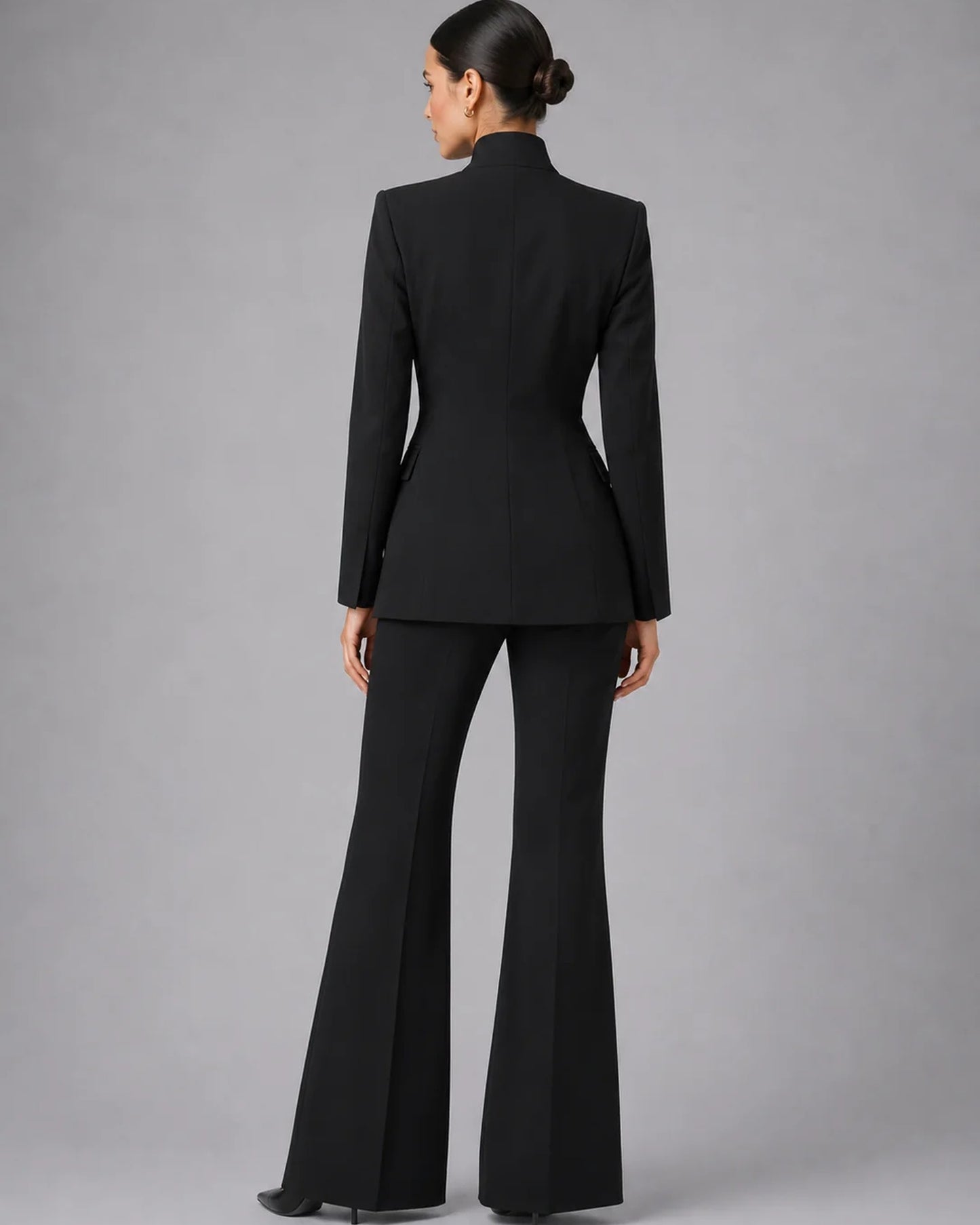Azzurra Women's Co-Ord Set | Longline Blazer | Wide Pants