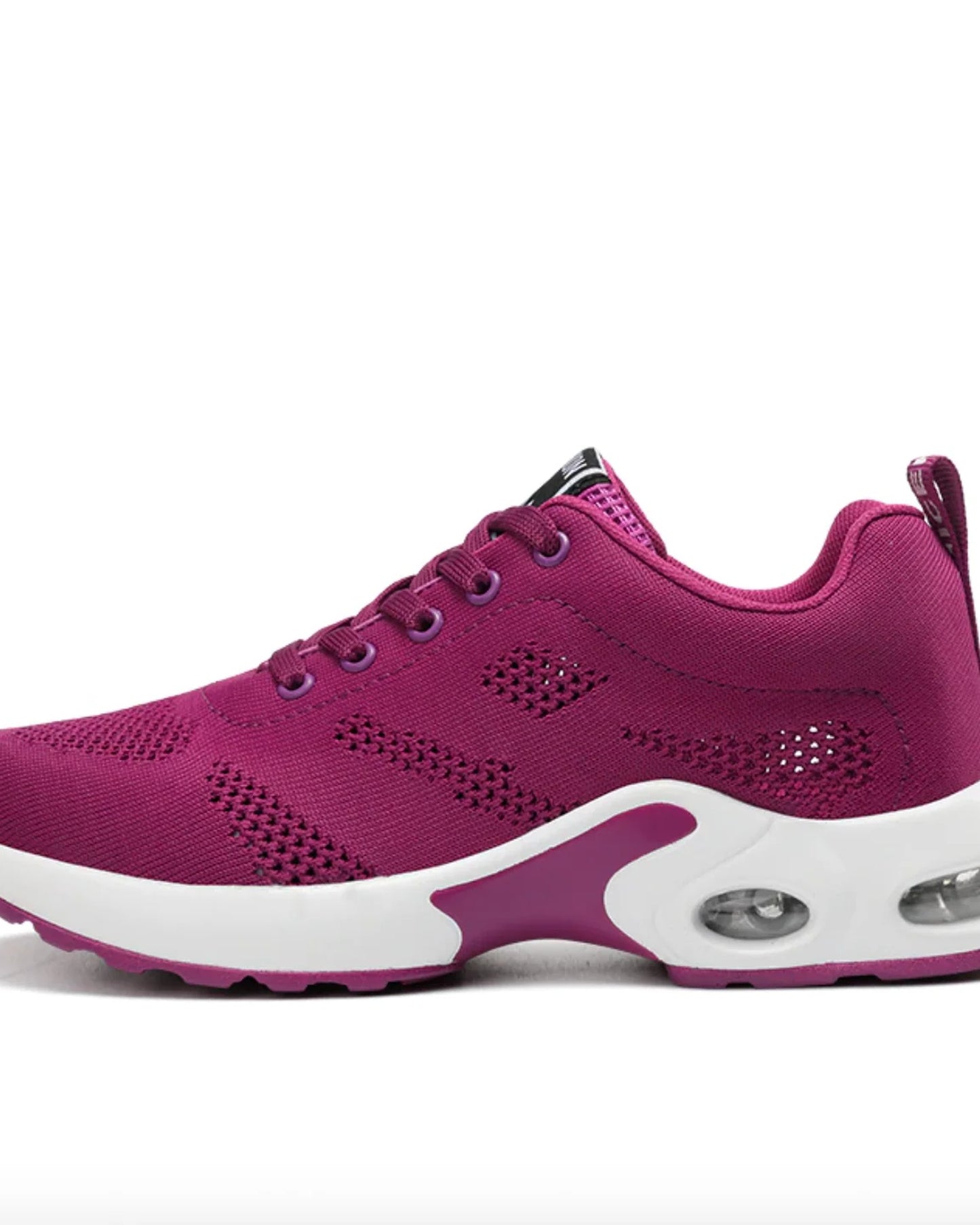 Caterina dames-sneakers | Mesh-overdel | Kontrastfarvet sål