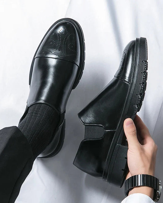 Manlio Heren Schoenen | Brogue Details | Stevige Zoolstructuur