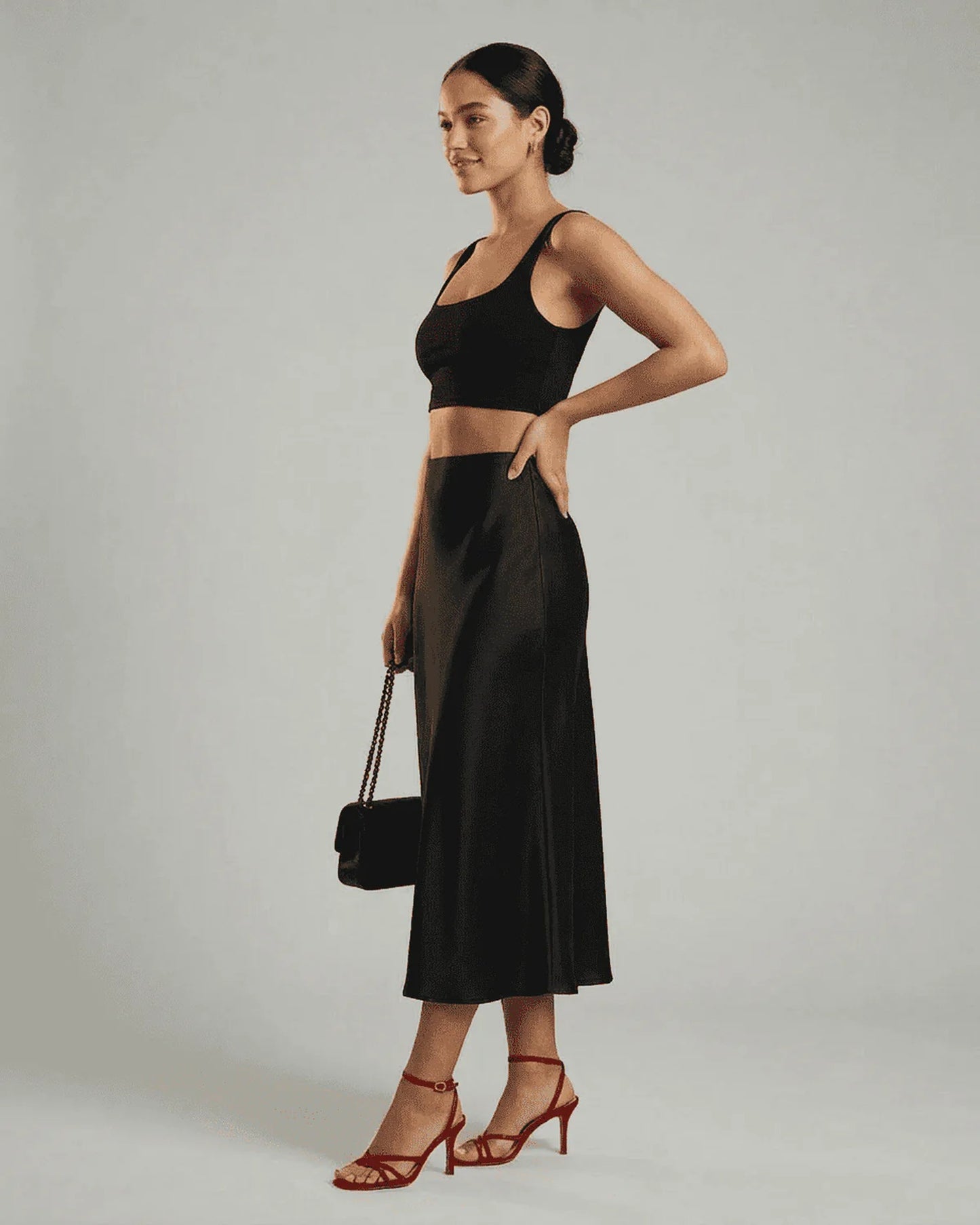 Soizic Dames Midi Rok | Midi Lengte | Uitlopende Zoom
