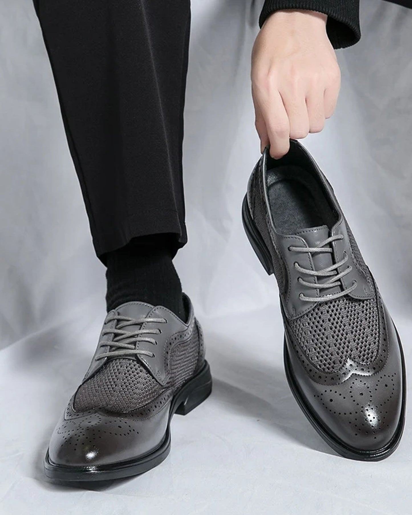 Matteo Heren Boty | Brogue Perforace | Síťovinové Panely
