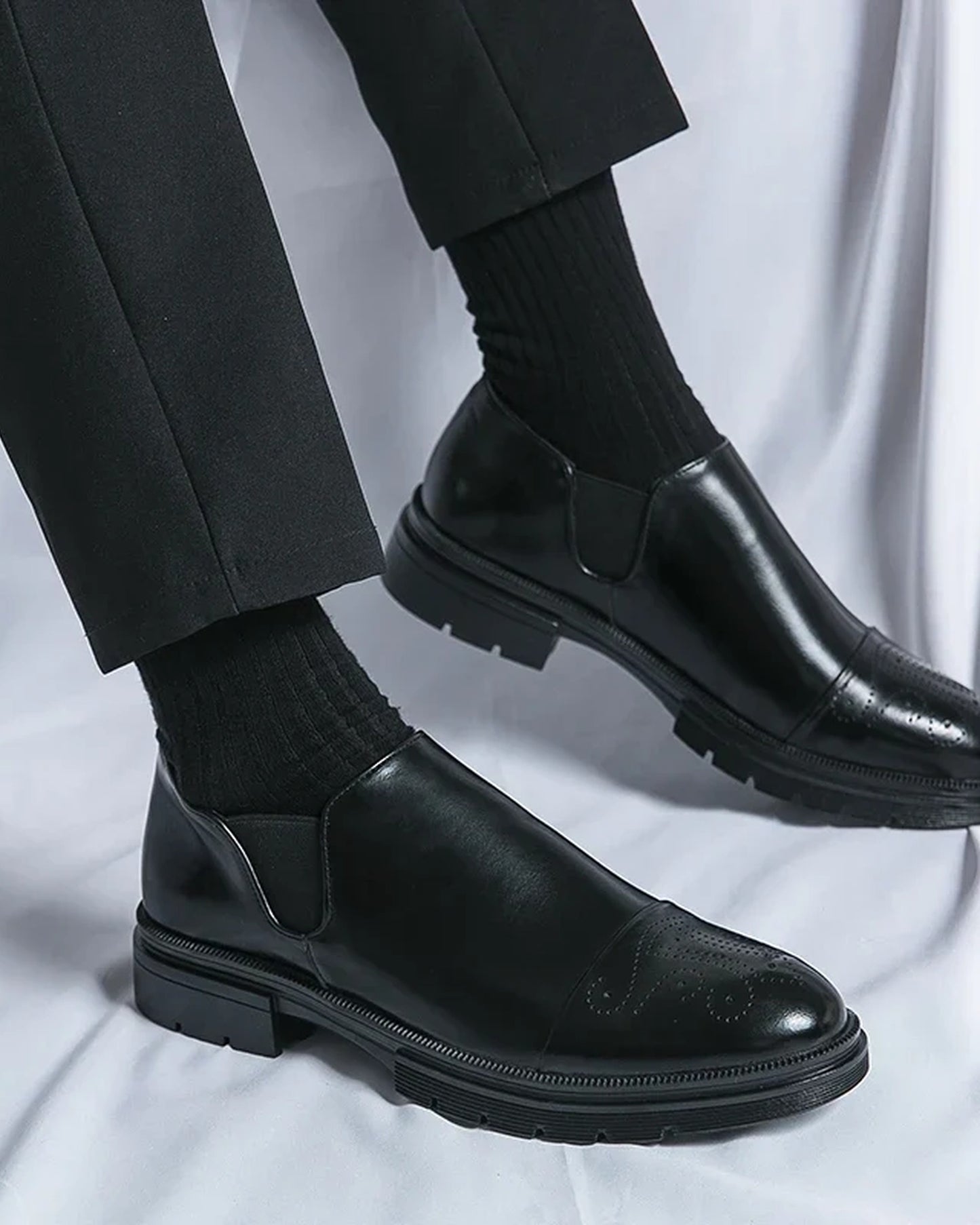 Manlio Heren Schoenen | Brogue Details | Stevige Zoolstructuur