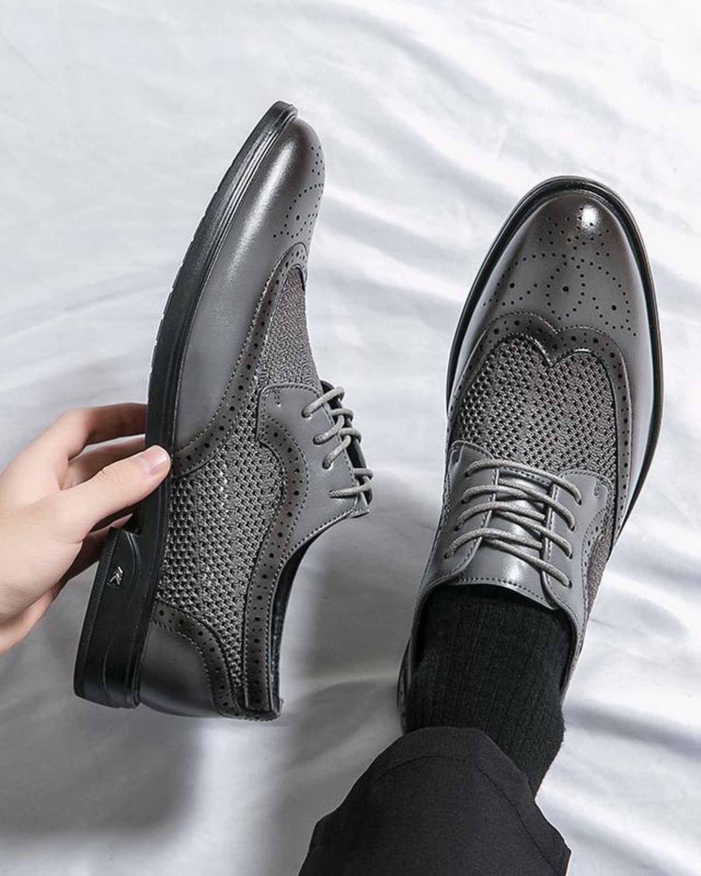 Matteo Heren Boty | Brogue Perforace | Síťovinové Panely