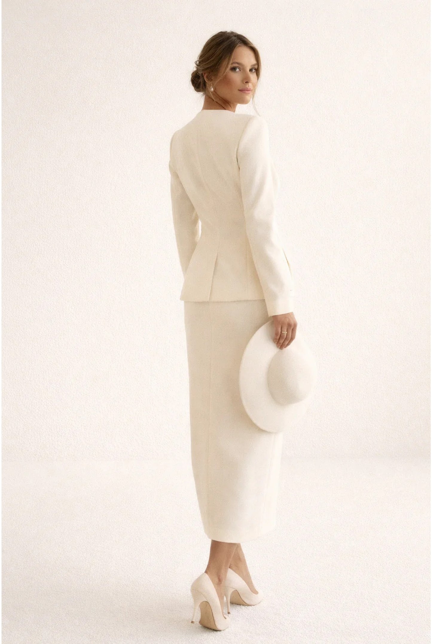 Mélanie Women's Co-ord Set | Square Neck | Tailored Blazer