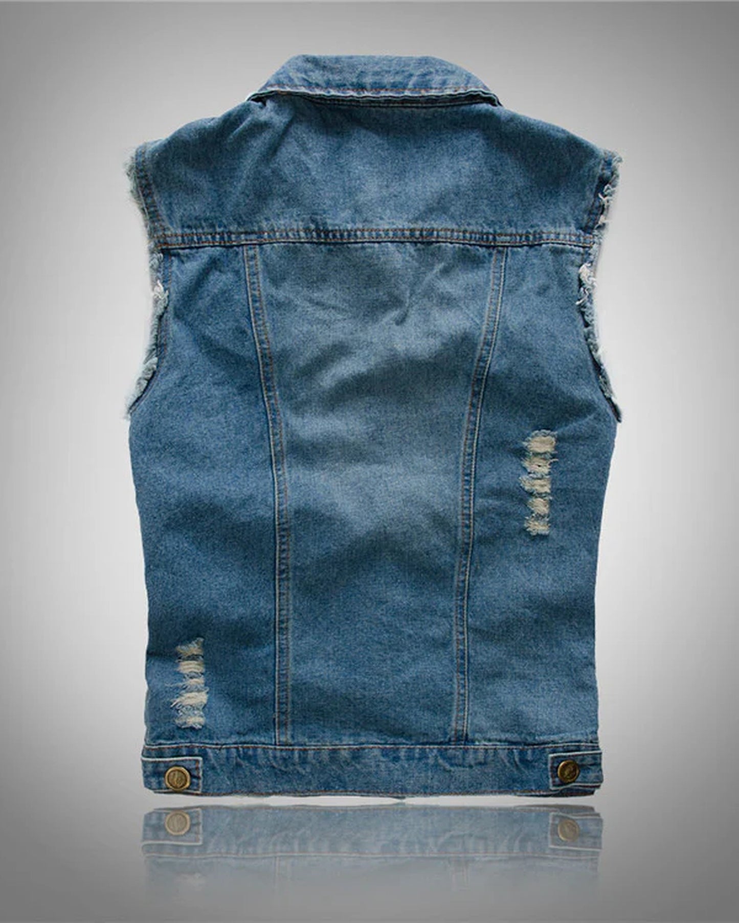 Angelo Heren Bodywarmer | Krátký Rukávy | Zlaté Knoflíky