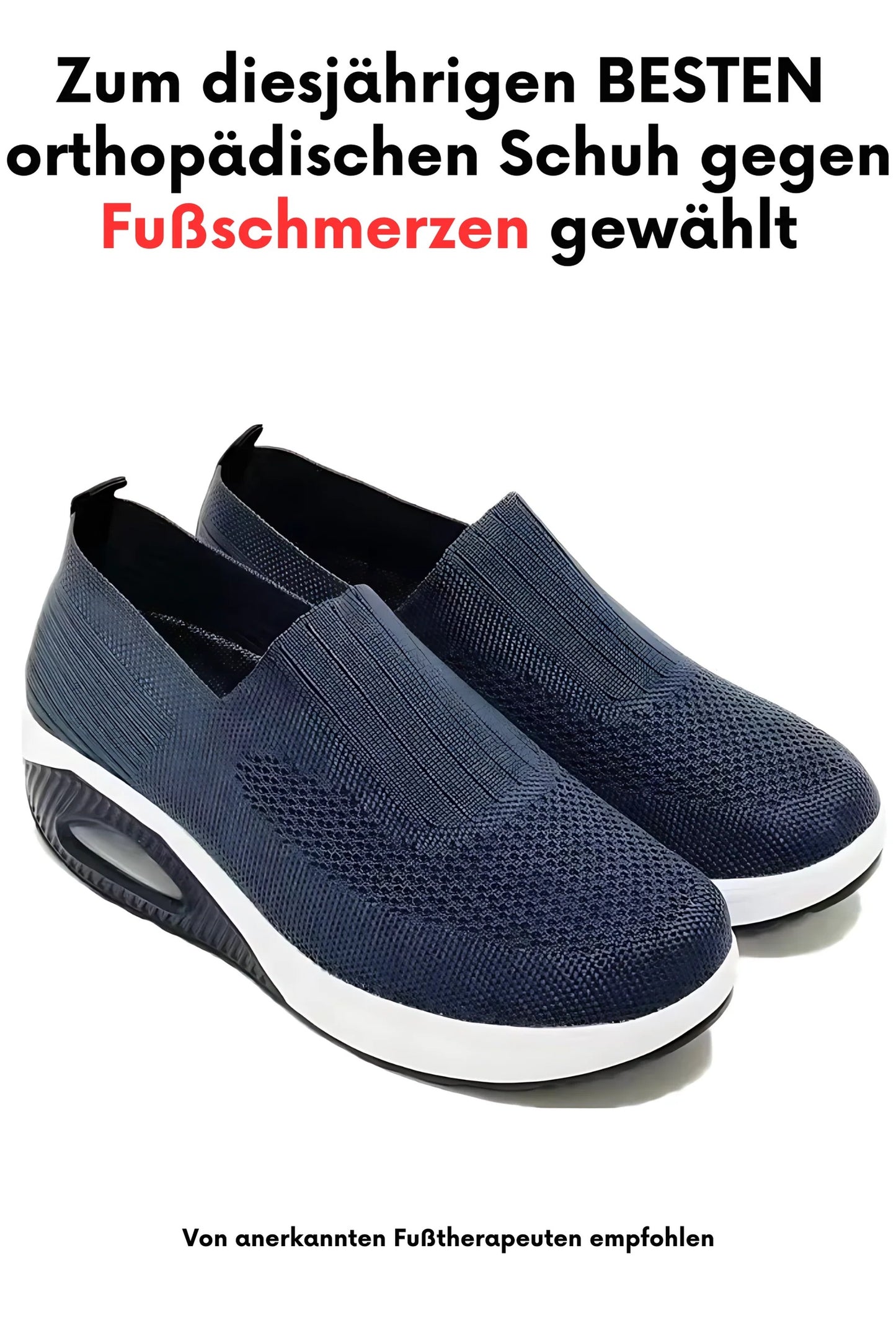 Plaisance Dames Schoenen | Gebreide Textuur | Luchtgepolsterde Zool