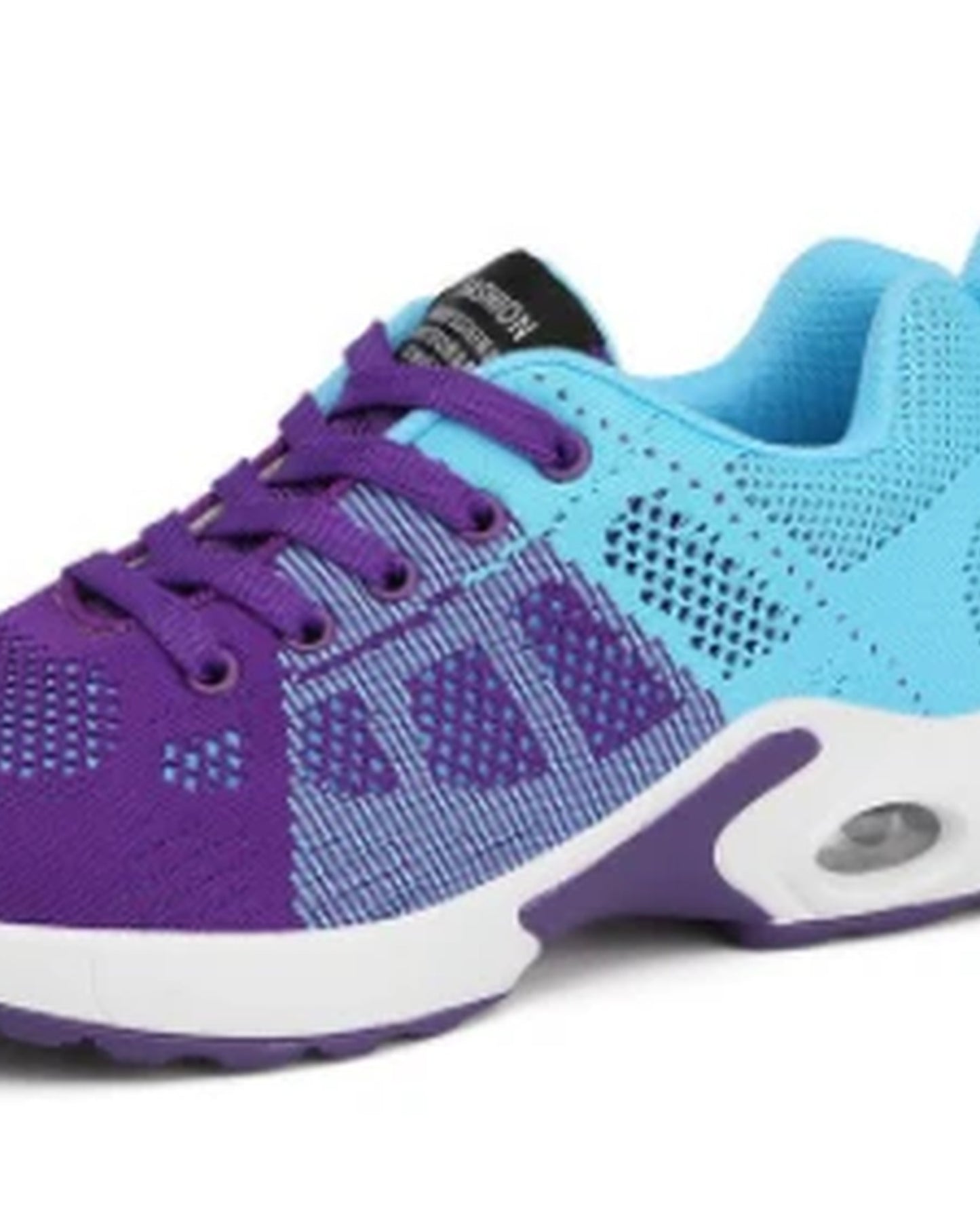 Caterina dames-sneakers | Mesh-overdel | Kontrastfarvet sål