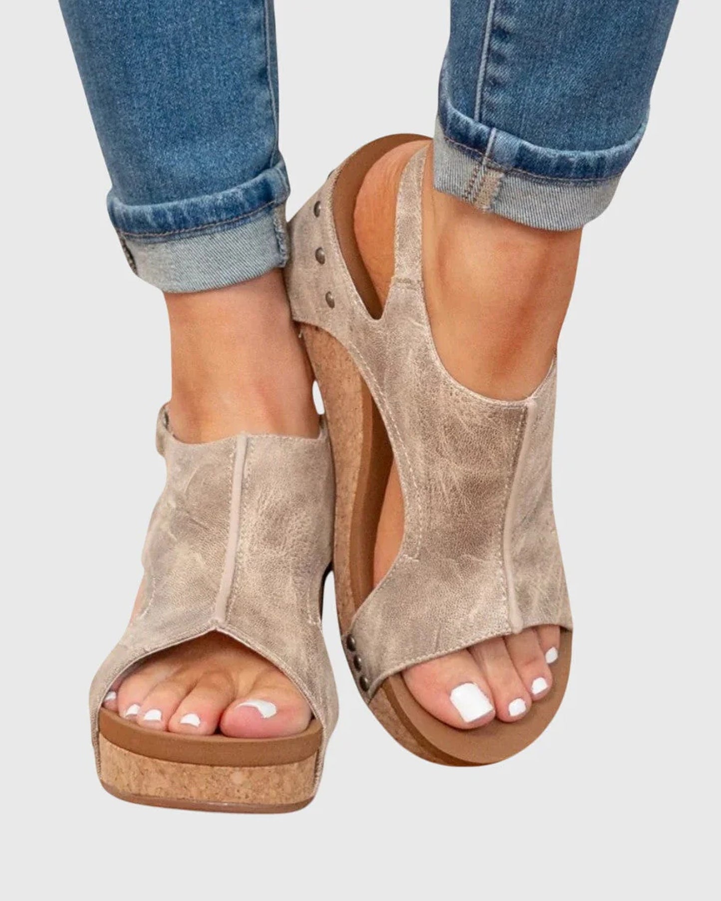 Claudine Dames Sandalen | Hoge Enkelbedeking | Hoge Hak