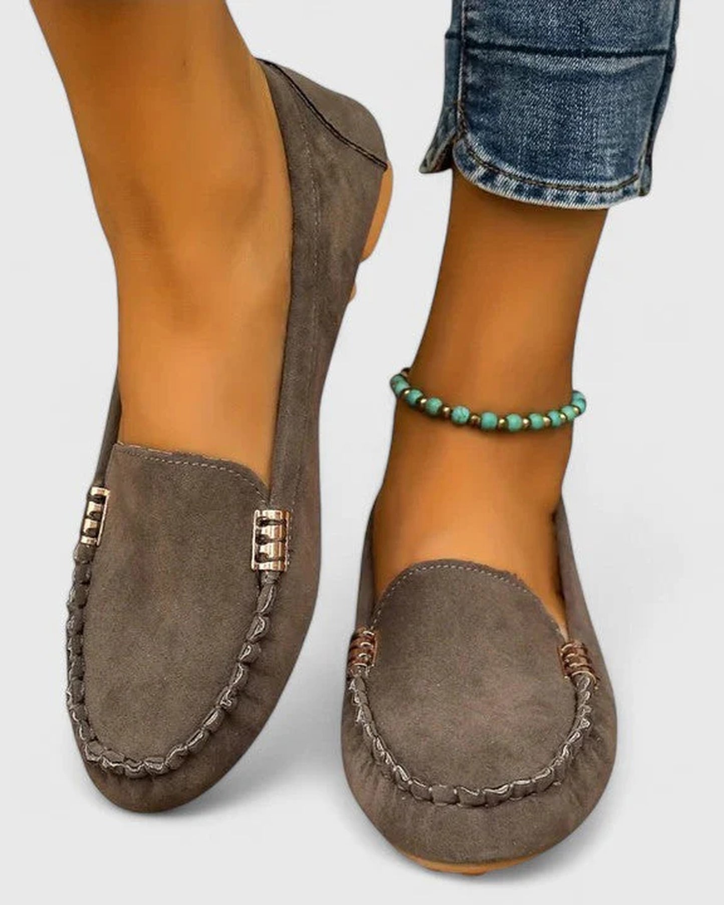Émilienne dames loafers | Dekoreret metaldetalje