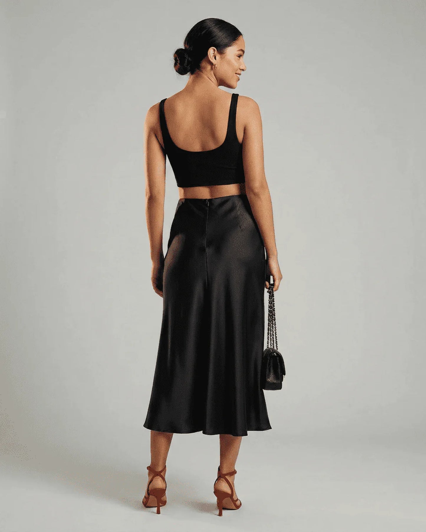 Soizic Dames Midi Rok | Midi Lengte | Uitlopende Zoom