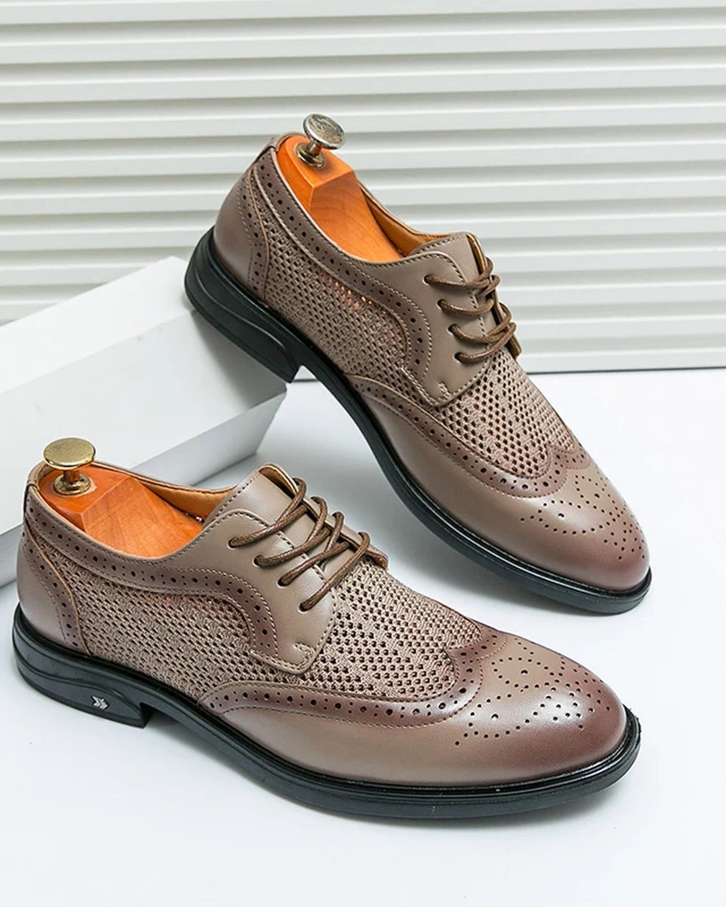 Matteo Heren Boty | Brogue Perforace | Síťovinové Panely