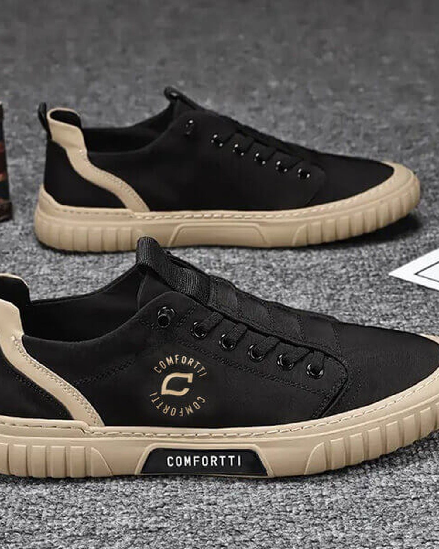 Lino Heren Sko | Høj Sneaker | Kontrastfarvet Sål