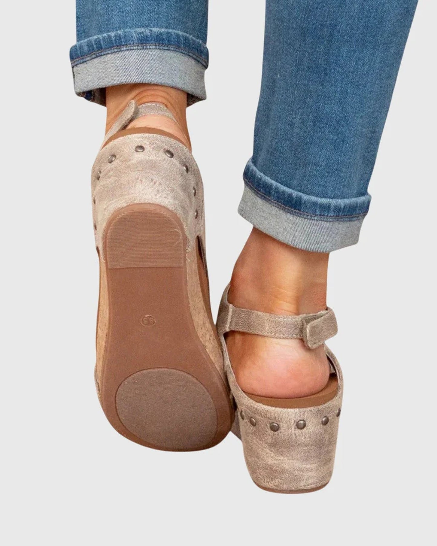 Claudine Dames Sandalen | Hoge Enkelbedeking | Hoge Hak