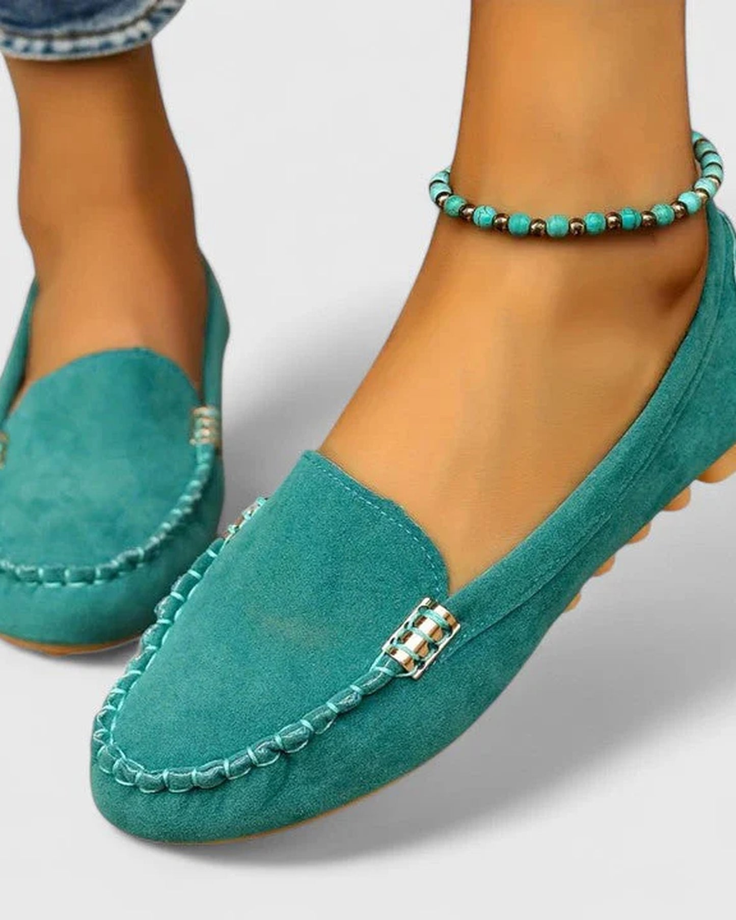 Émilienne dames loafers | Dekoreret metaldetalje