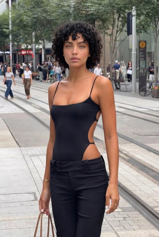 Women’s Bodysuit | Square Neck | Thin Straps