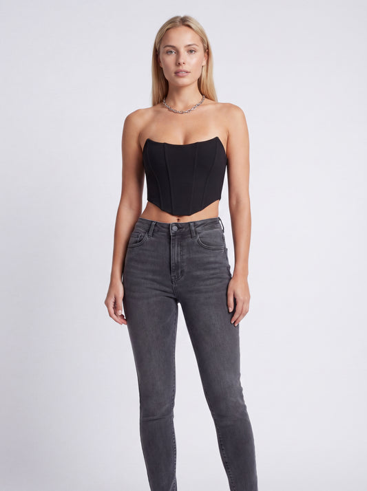 Colette Dames Corset Top | Strapless | Gestructureerde Pasvorm