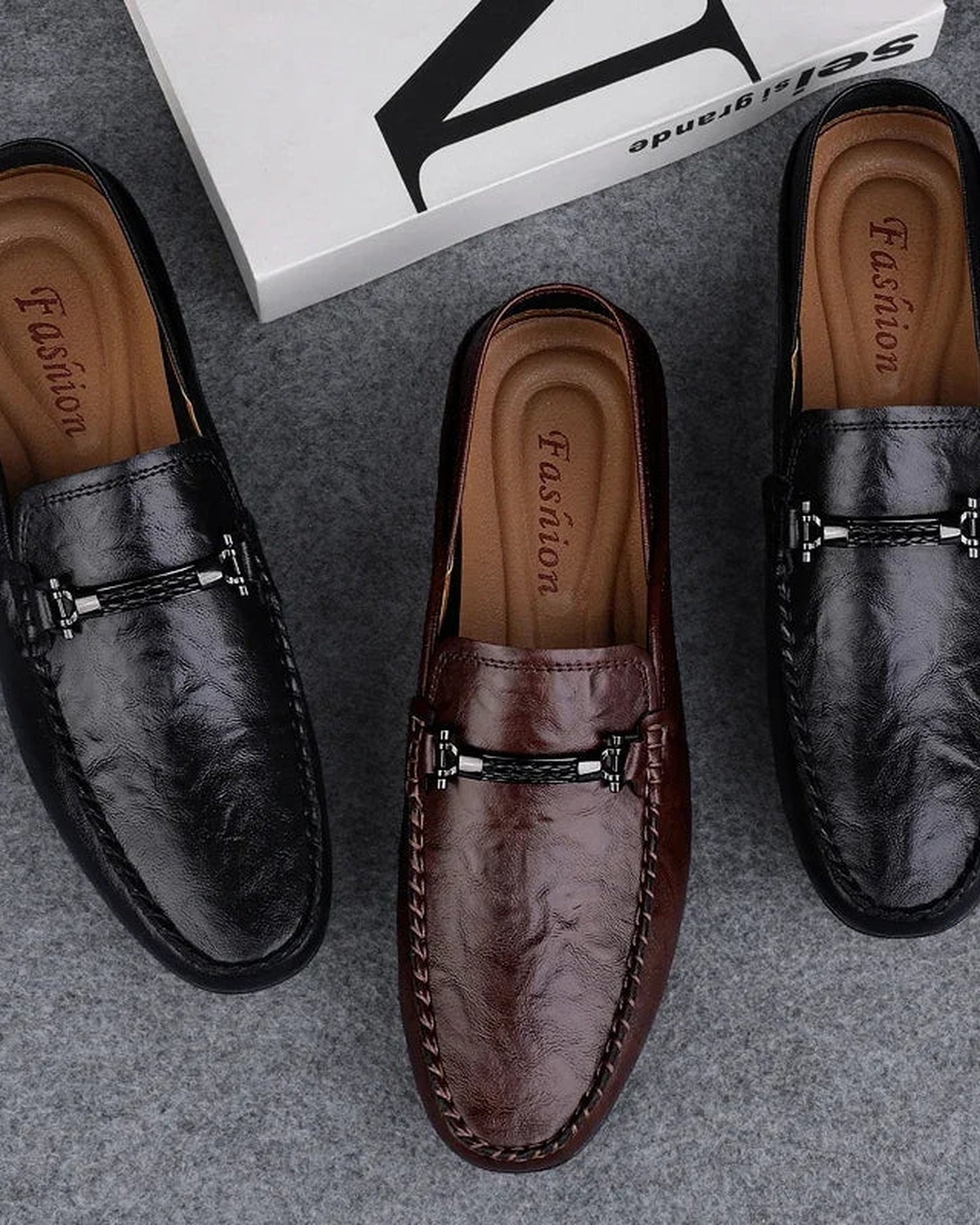 Maurizio Heren Boty | Kožený Mokasín | Kovový Detail