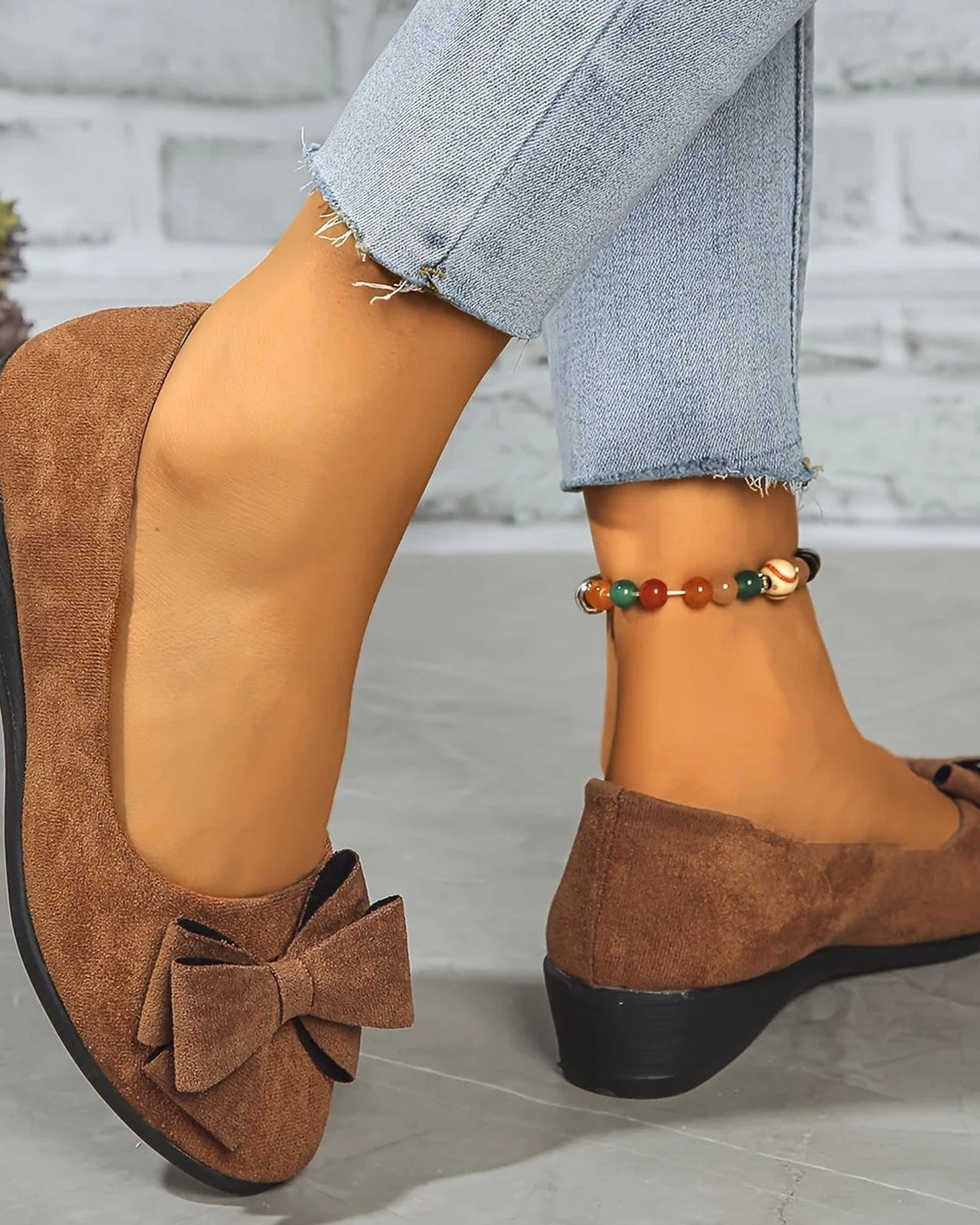 Anna Women's Shoes | Bow-detail | Closed Toe