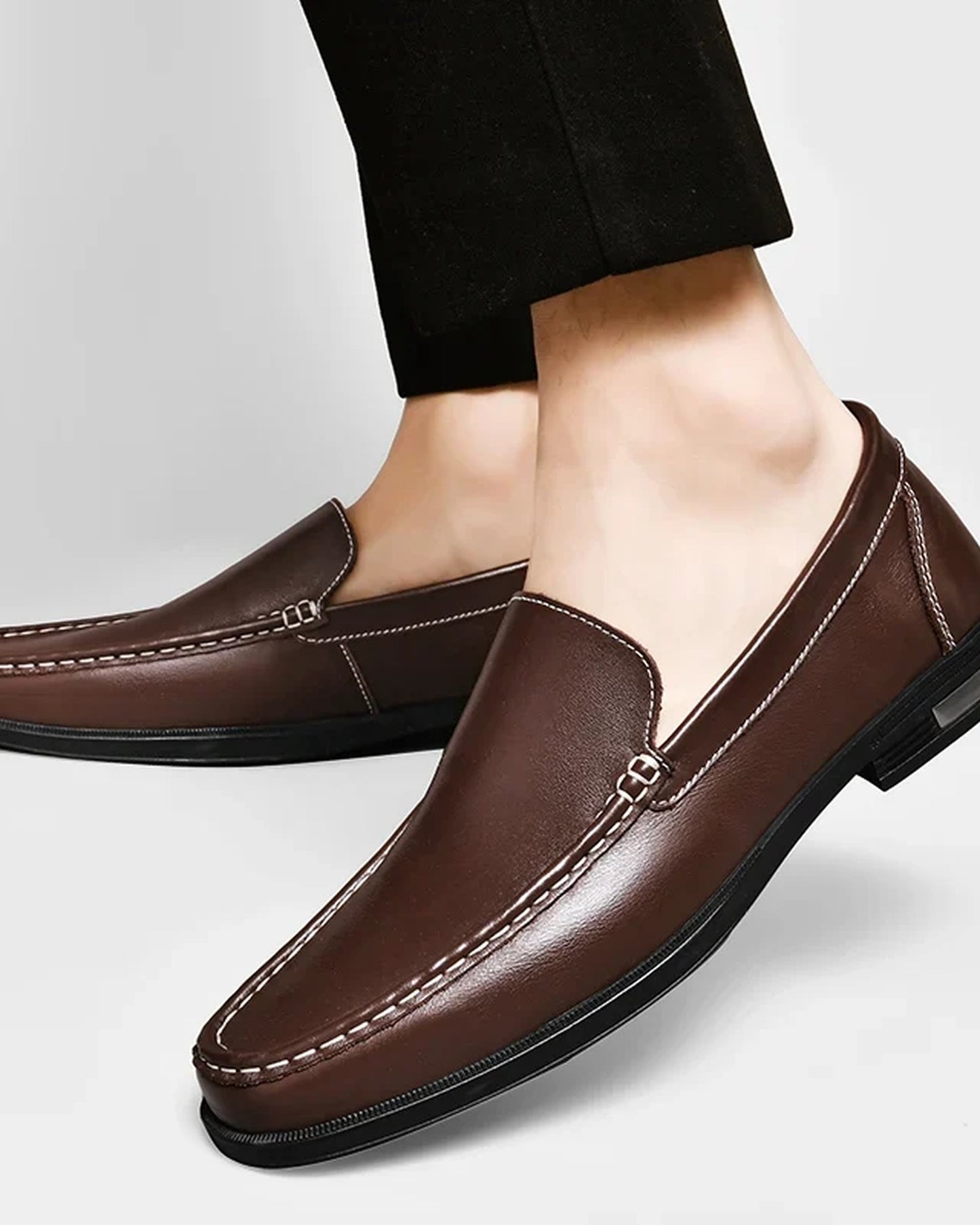 Osvaldo Heren Sko | Lukkede Slip-On | Polstret Indersål