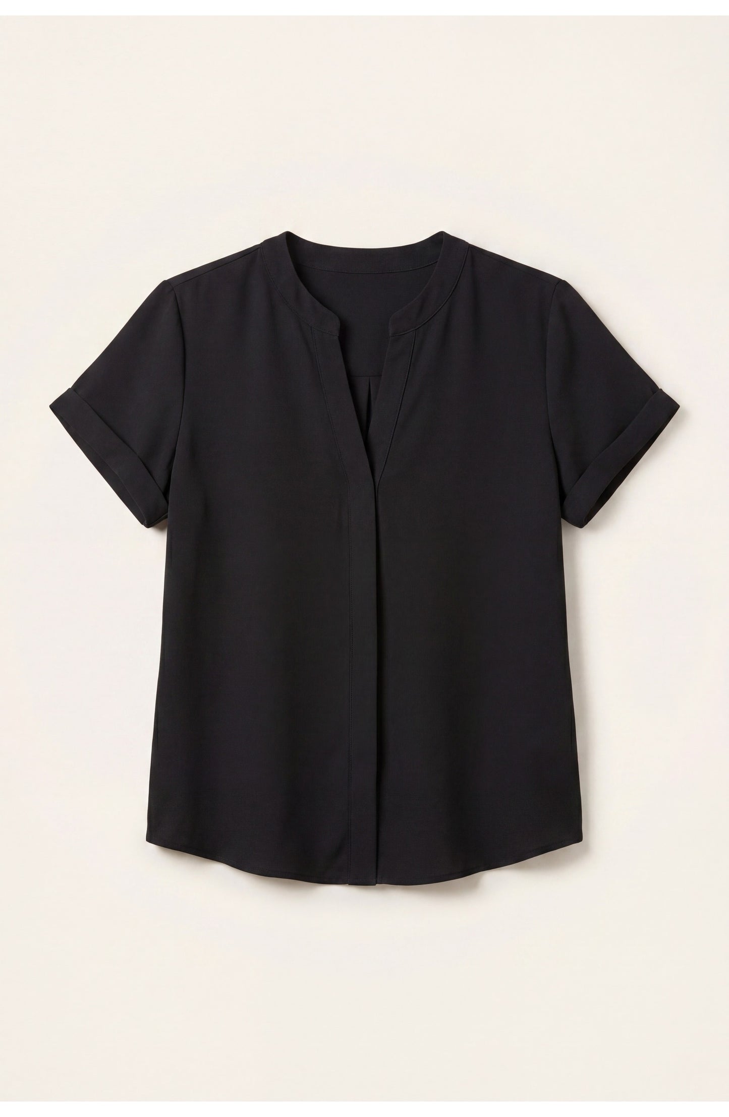 Adèle Women's Top | V-Neck | Pleated Detail