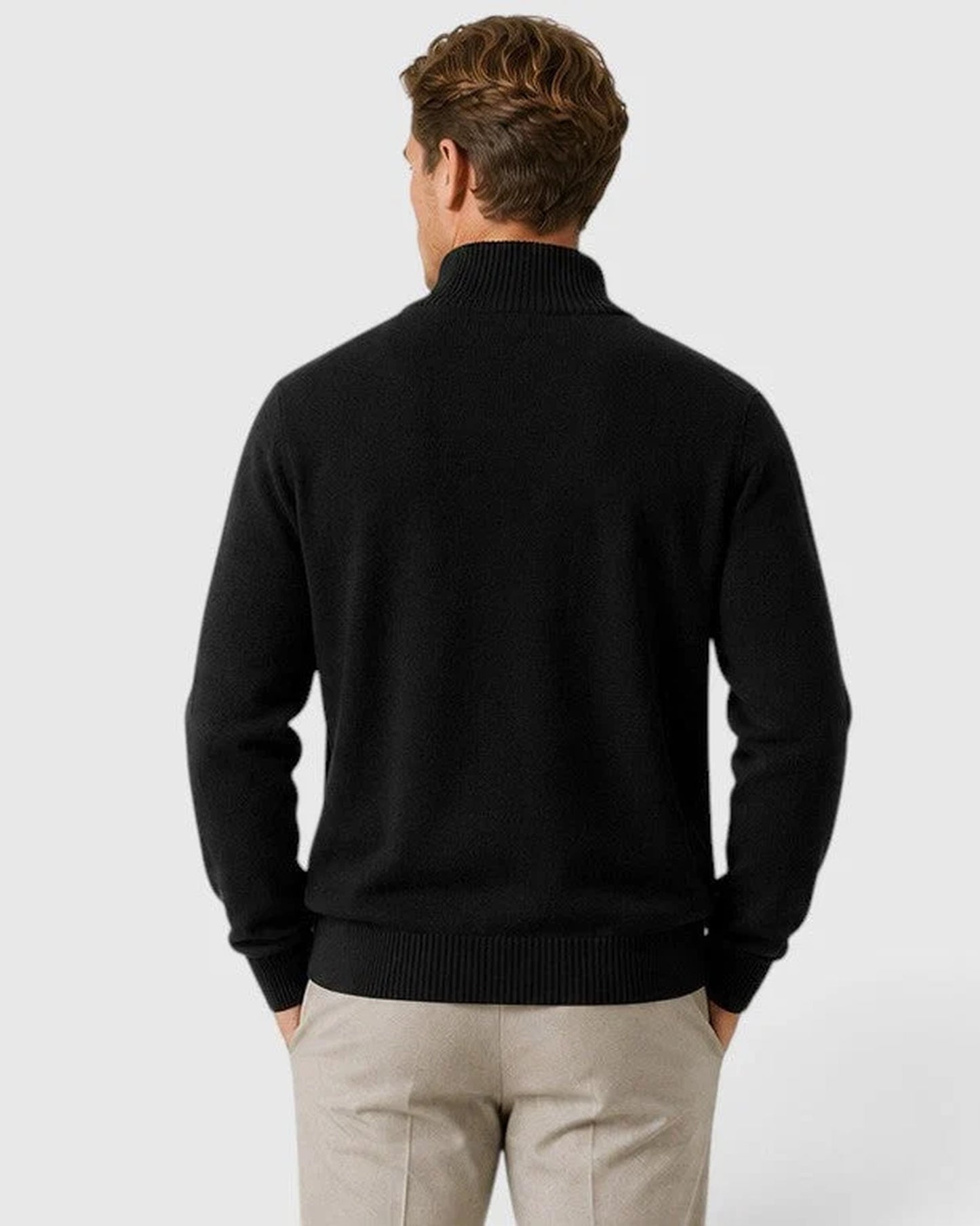 Valerio Heren Vest | Ritssluiting | Geribde Manchetten