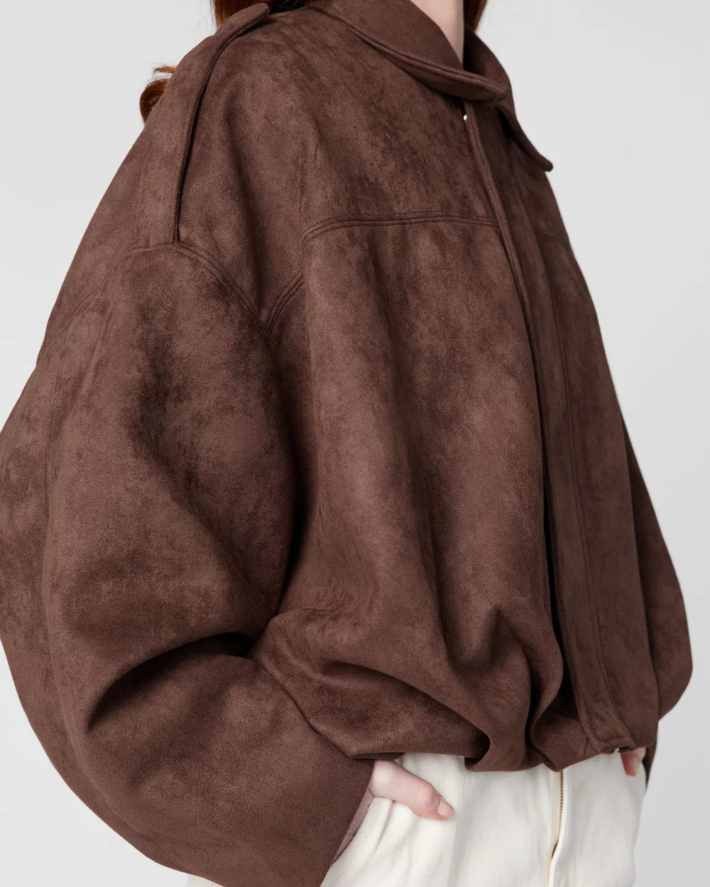 Flora Overjas | Suede jas met Comfortabel Design