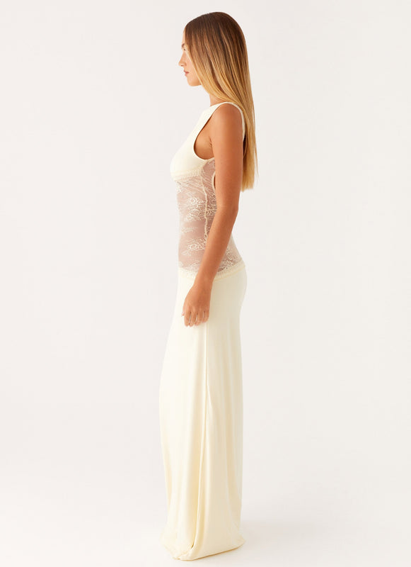 Noelia Zwarte Lange Jurk | Elegante Maxi Jurk met Open Rug en Kanten Details 9