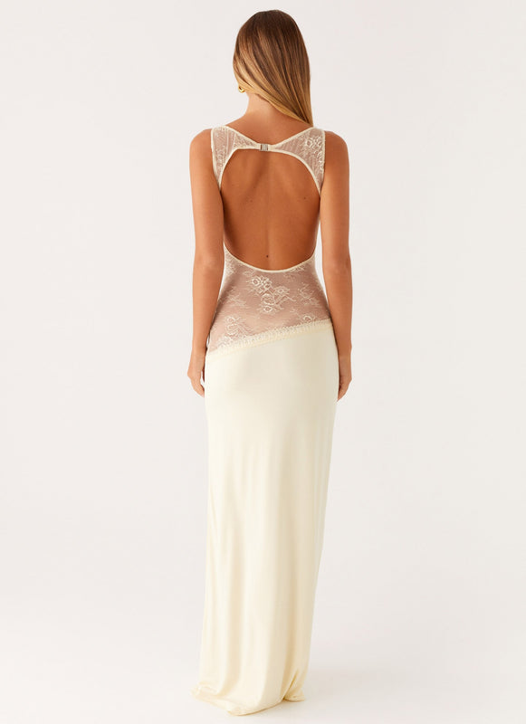 Noelia Zwarte Lange Jurk | Elegante Maxi Jurk met Open Rug en Kanten Details 10