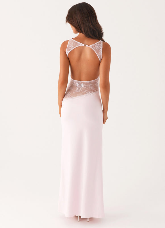 Noelia Zwarte Lange Jurk | Elegante Maxi Jurk met Open Rug en Kanten Details 20
