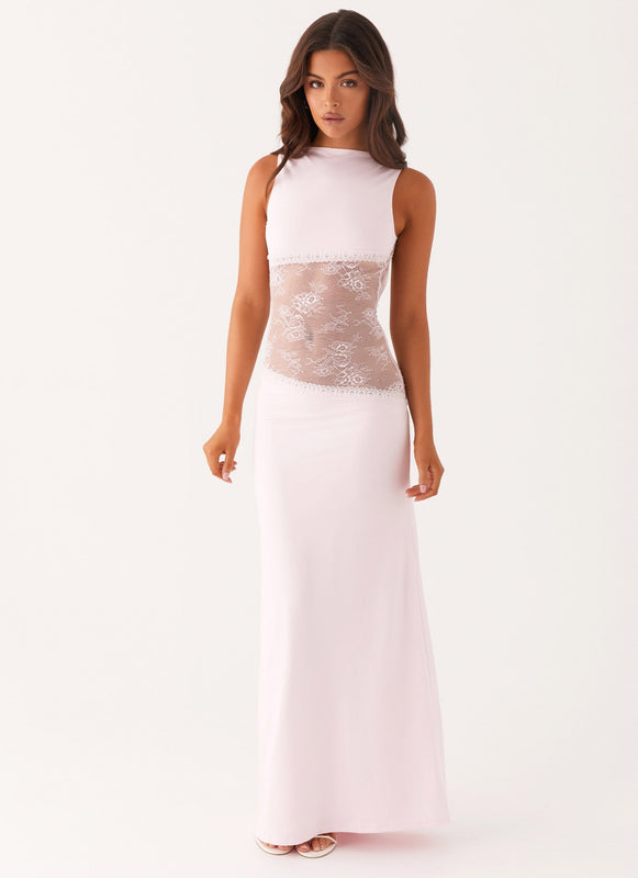 Noelia Zwarte Lange Jurk | Elegante Maxi Jurk met Open Rug en Kanten Details 23