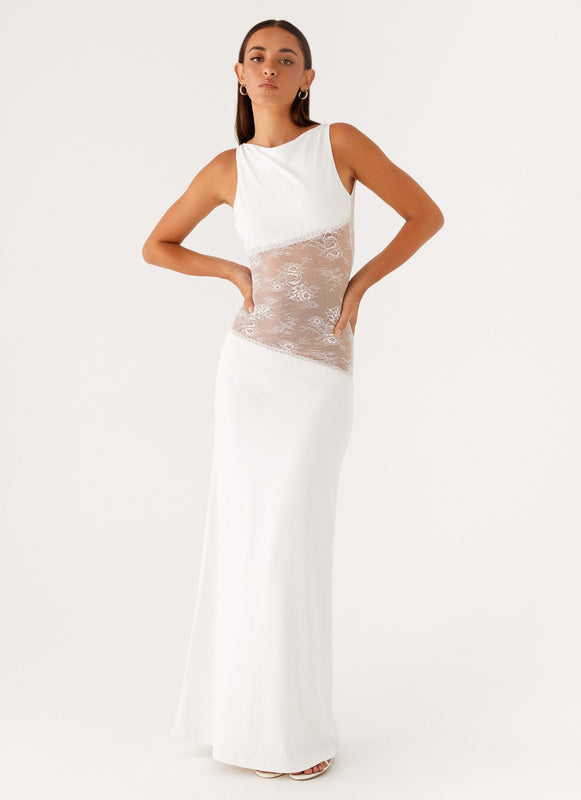 Noelia Zwarte Lange Jurk | Elegante Maxi Jurk met Open Rug en Kanten Details 35