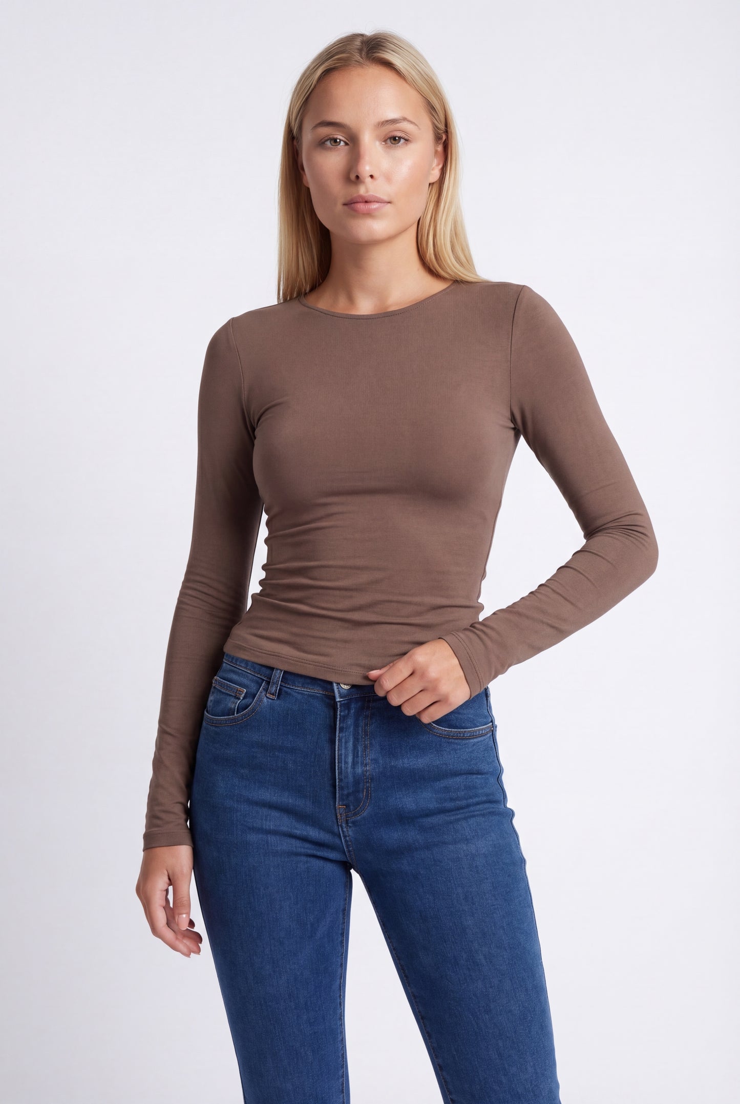 Alda Women's Top | Long Sleeves with Stretch