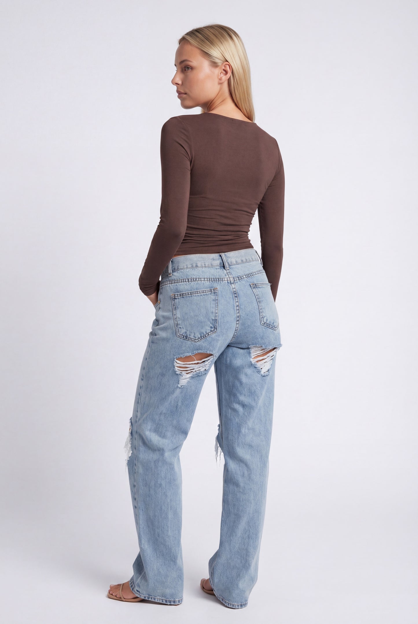 Alda Women's Top | Long Sleeves with Stretch