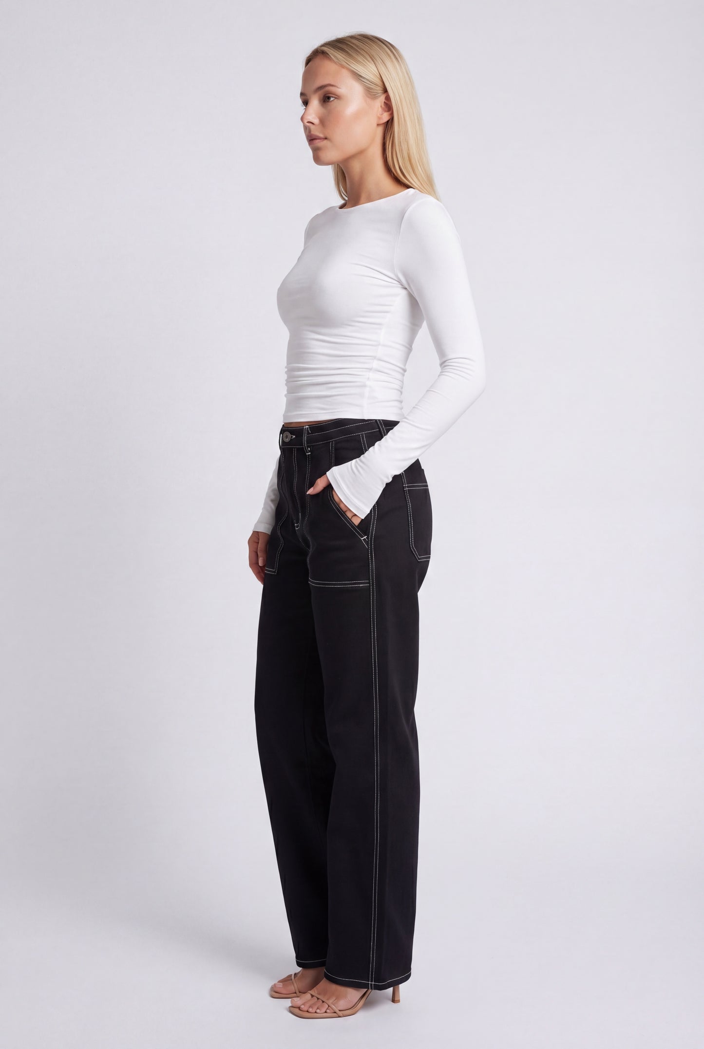 Alda Women's Top | Long Sleeves with Stretch