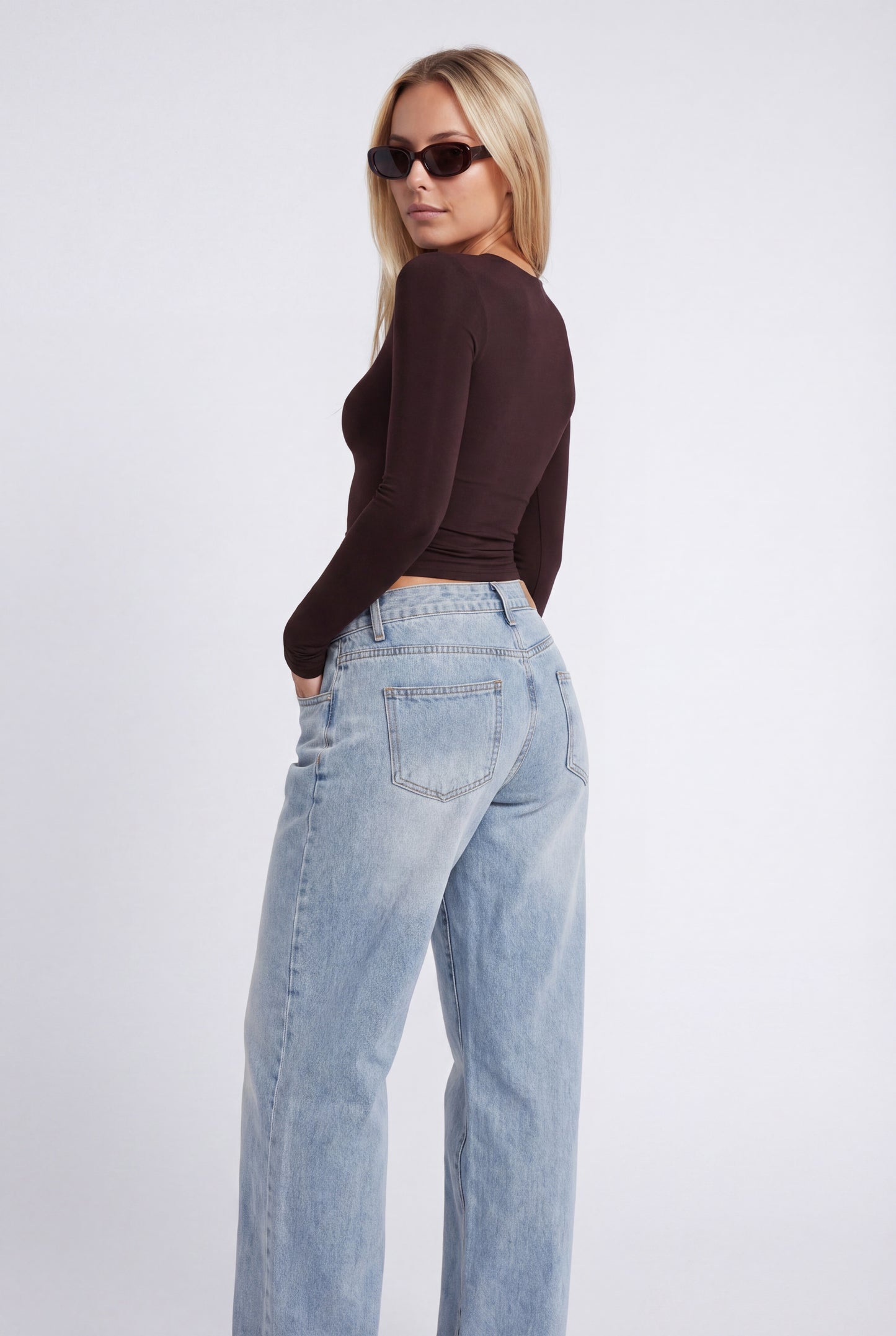 Alda Women's Top | Long Sleeves with Stretch