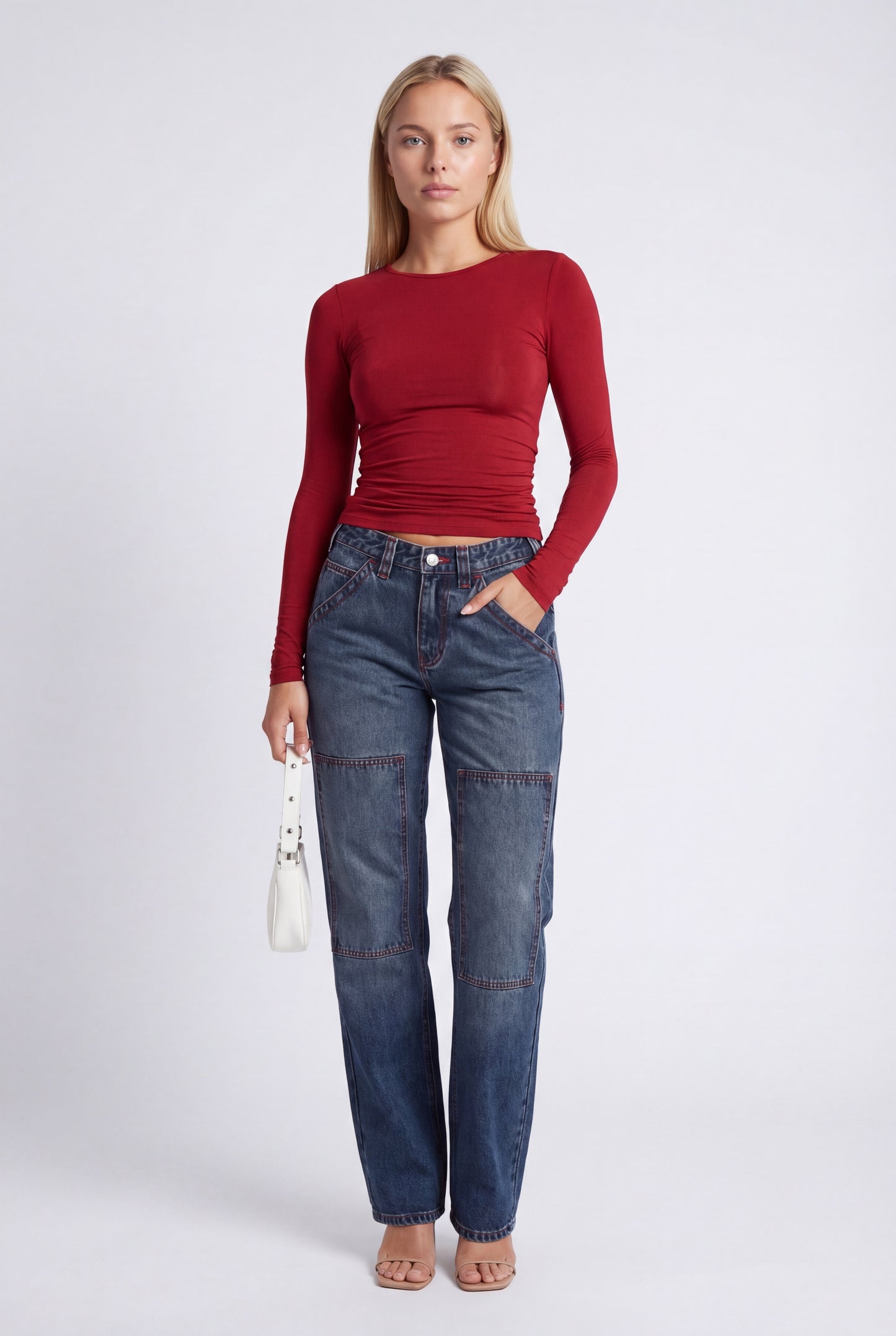 Alda Women's Top | Long Sleeves with Stretch