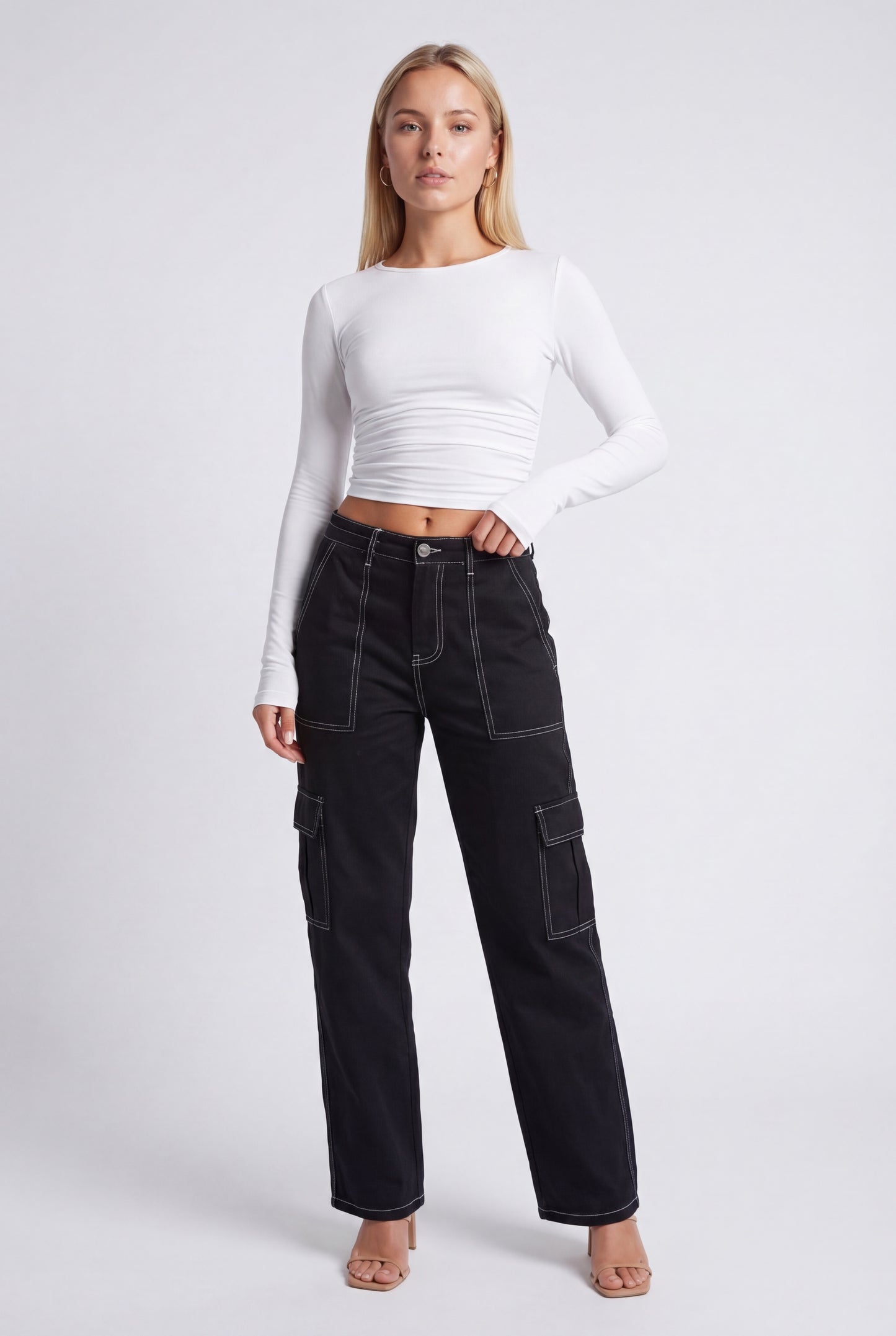 Alda Women's Top | Long Sleeves with Stretch
