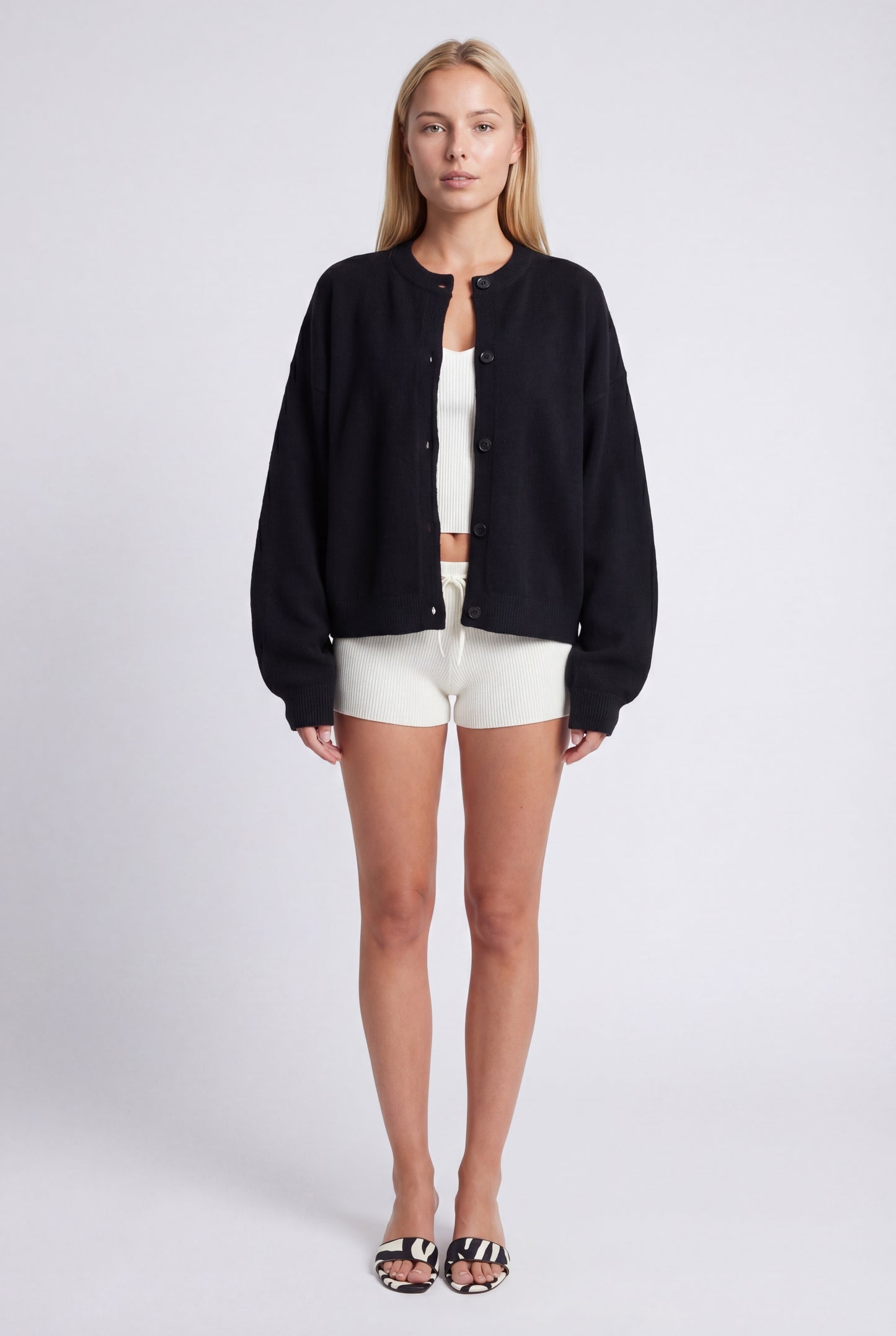 Astra Vest Women | Oversized Fit with High Round Neckline