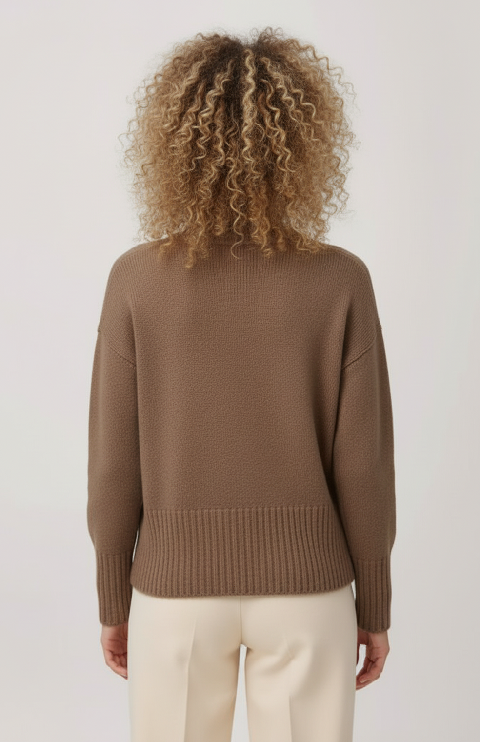 Tindra Damestrui | Relaxte Pasvorm | Ronde Hals | Zacht Gebreid Comfort