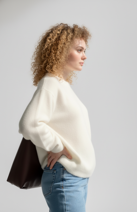 Jorunn Gebreide Dames Trui | Superzachte Stof en Relaxte Pasvorm