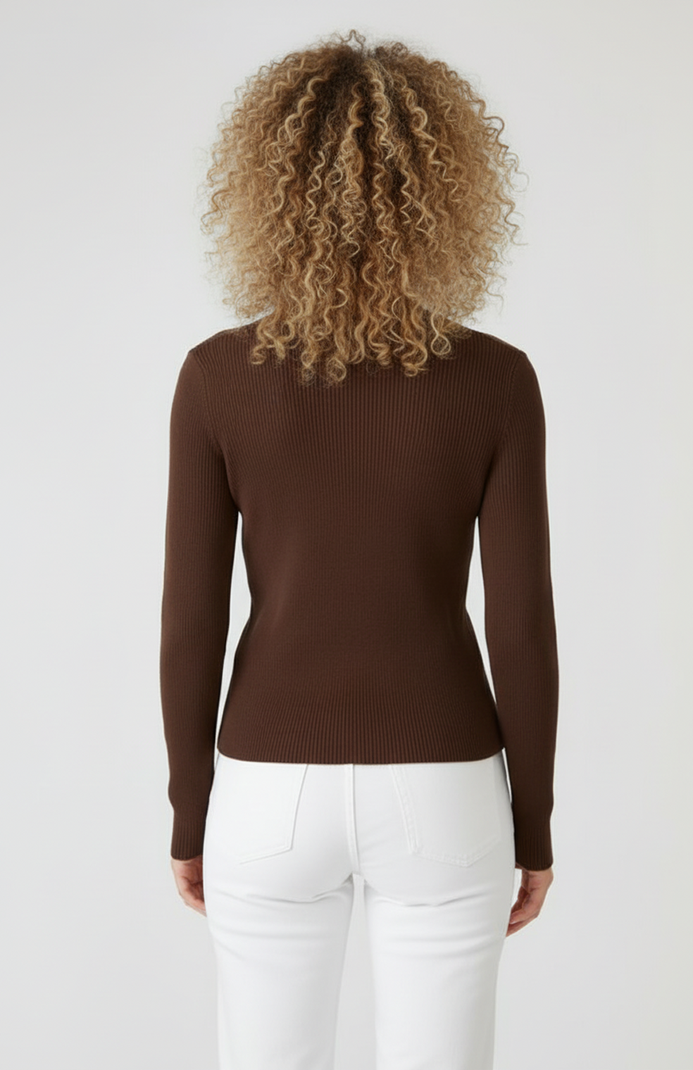 Gerdine Trui | Halfhoge Kraag met Rits