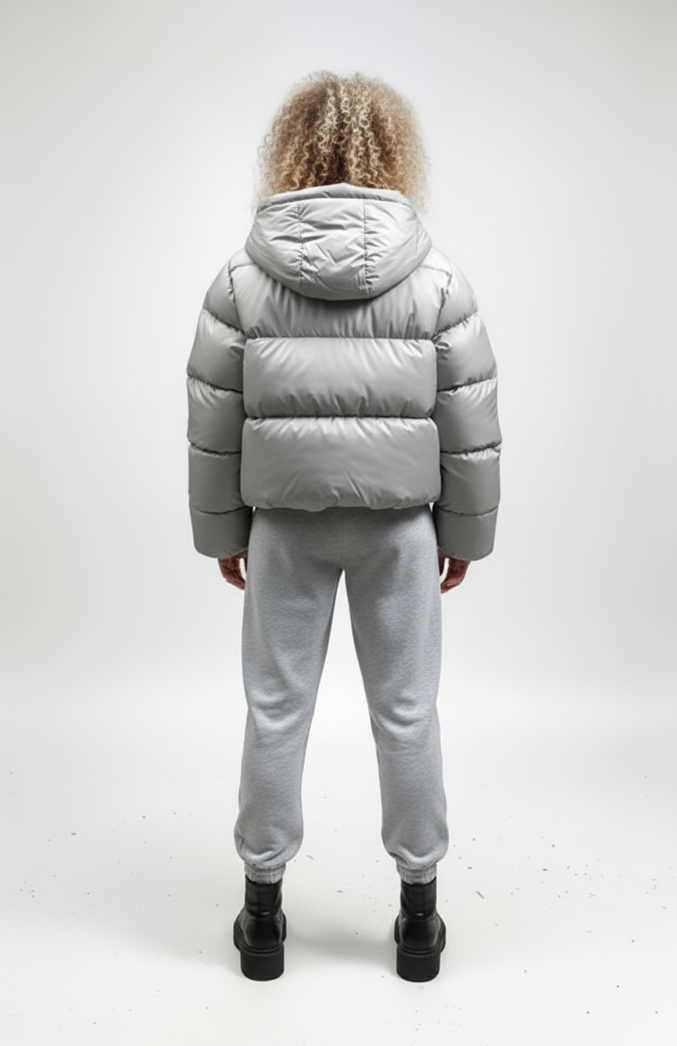 Jorunn Gewatteerde Jas Dames |  Oversized Winterjas met afneembare capuchon