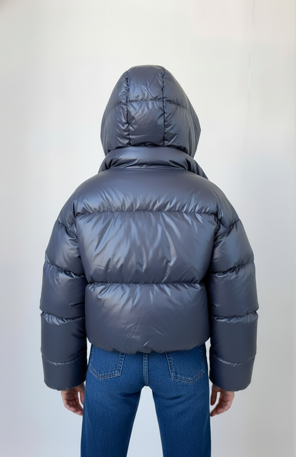 Jorunn Gewatteerde Jas Dames |  Oversized Winterjas met afneembare capuchon