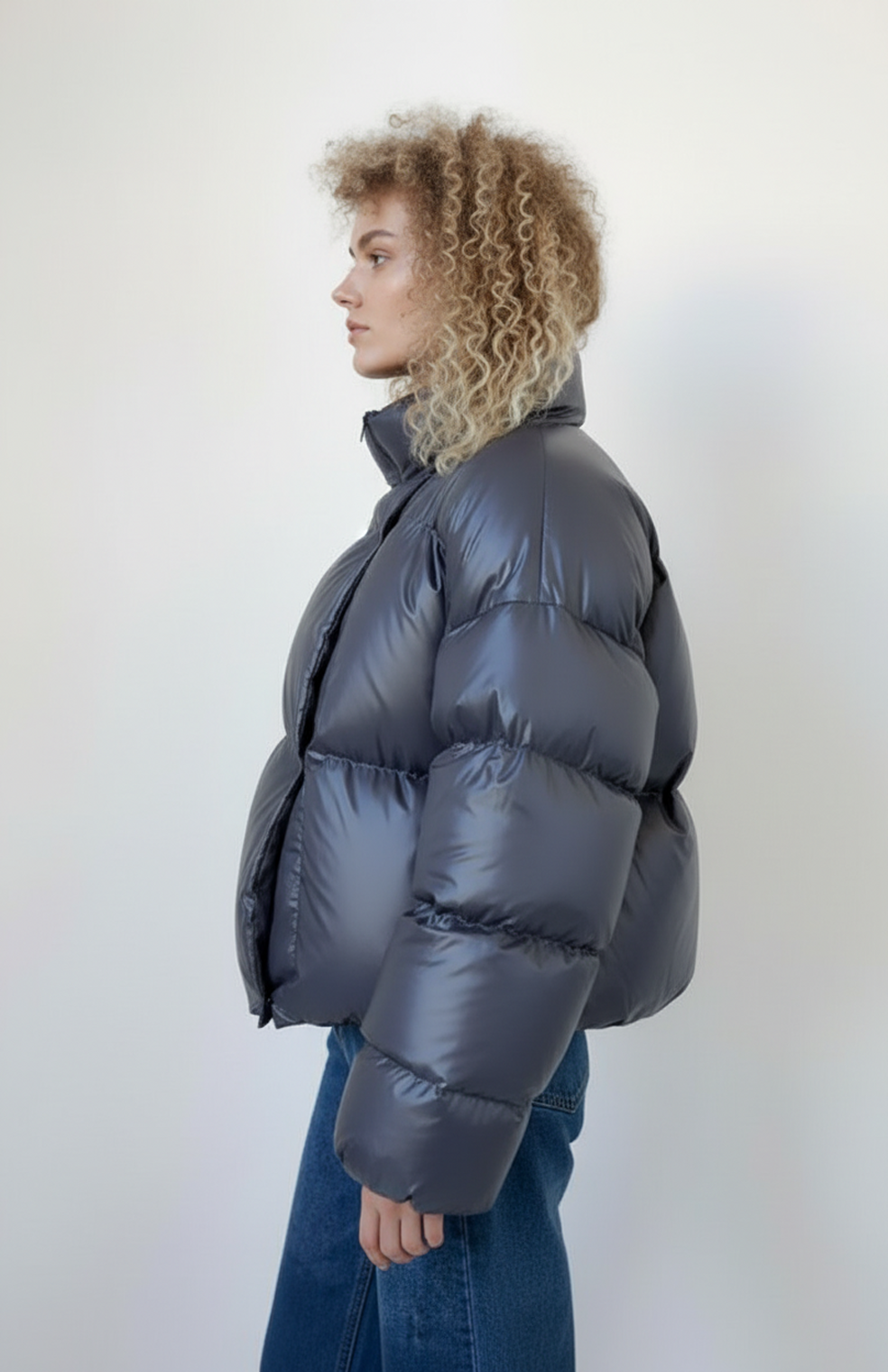 Jorunn Gewatteerde Jas Dames |  Oversized Winterjas met afneembare capuchon