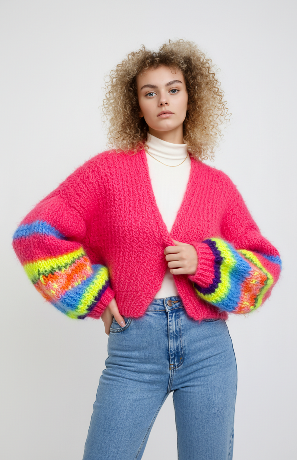 Eira Vest | Luxe Pofmouwen met oversized fit