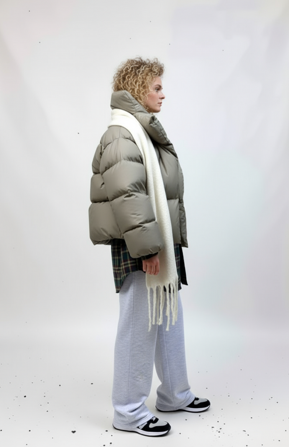 Jorunn Gewatteerde Jas Dames |  Oversized Winterjas met afneembare capuchon