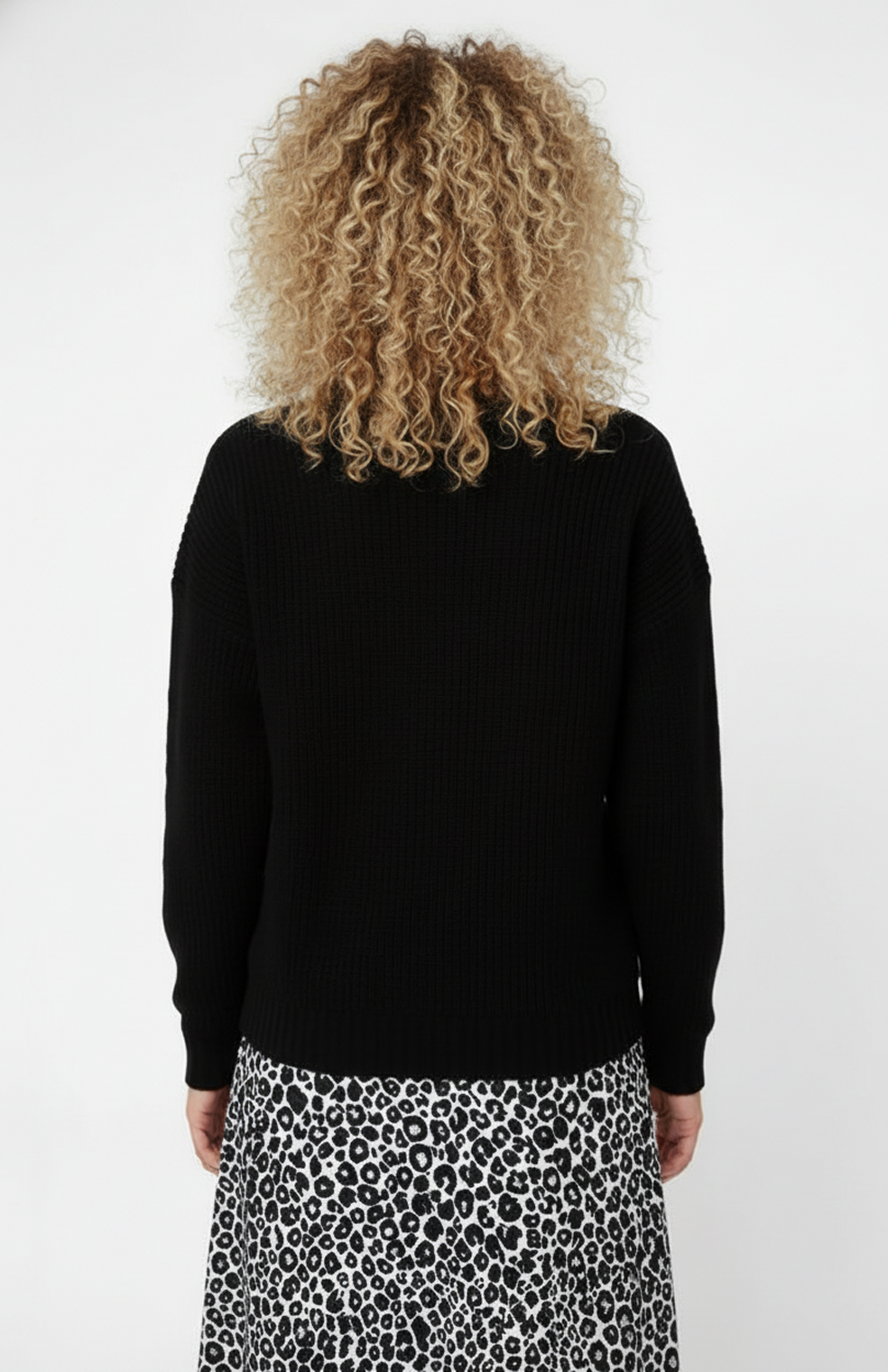 Silvana Damestrui | Oversized | Geribde Structuur | Ronde Hals