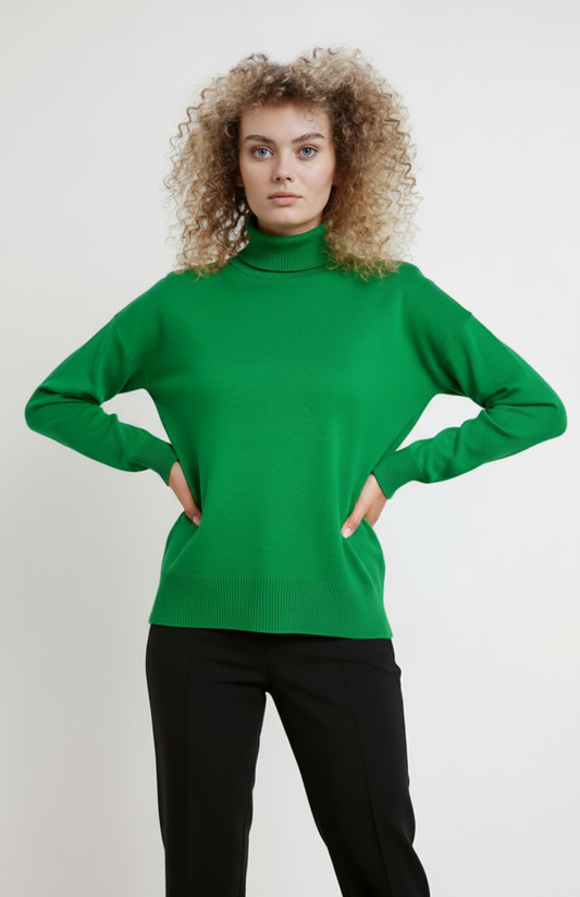 Cecilie Coltrui | Losvallend Model met Hoge Kraag